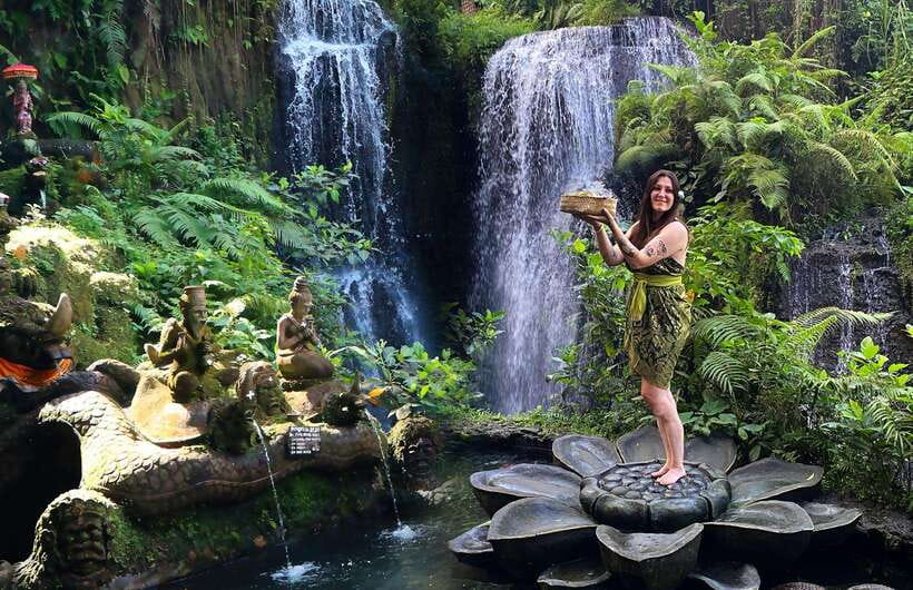 Bali: Taman Beji Griya Waterfall Purification Ritual - Leaving Your Hotel for Beji Waterfall Park