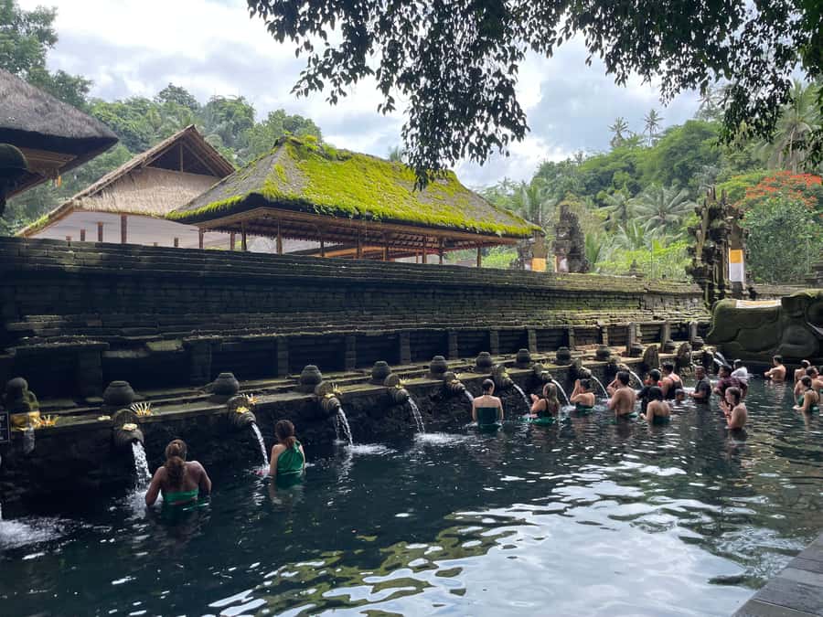 Bali: Tirta empul Temple, Rice terrace and Waterfall - Tirta Empul Temple and the meaning of holy water