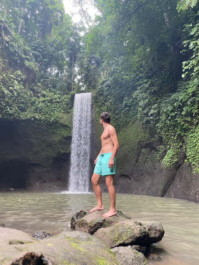Bali Top's 3 Waterfalls - Temple And Rice Terrace - Kanto Lampo Waterfall: the photogenic first stop