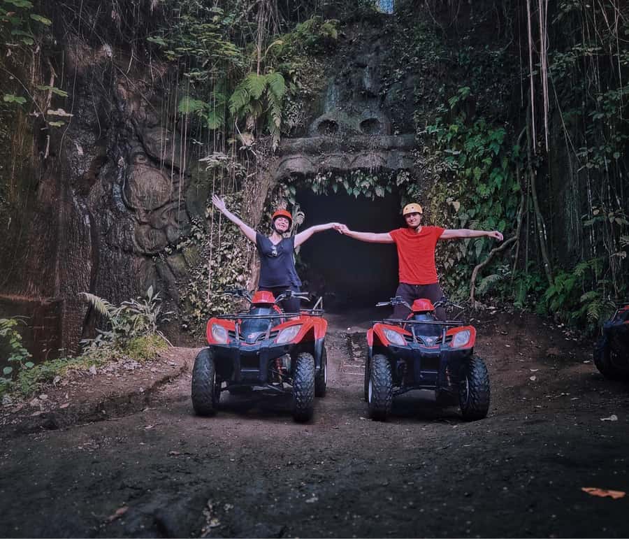 Bali: Ubud Gorilla Cave Track ATV & Waterfall Tour with Meal - What this Bali ATV and waterfall day is really like