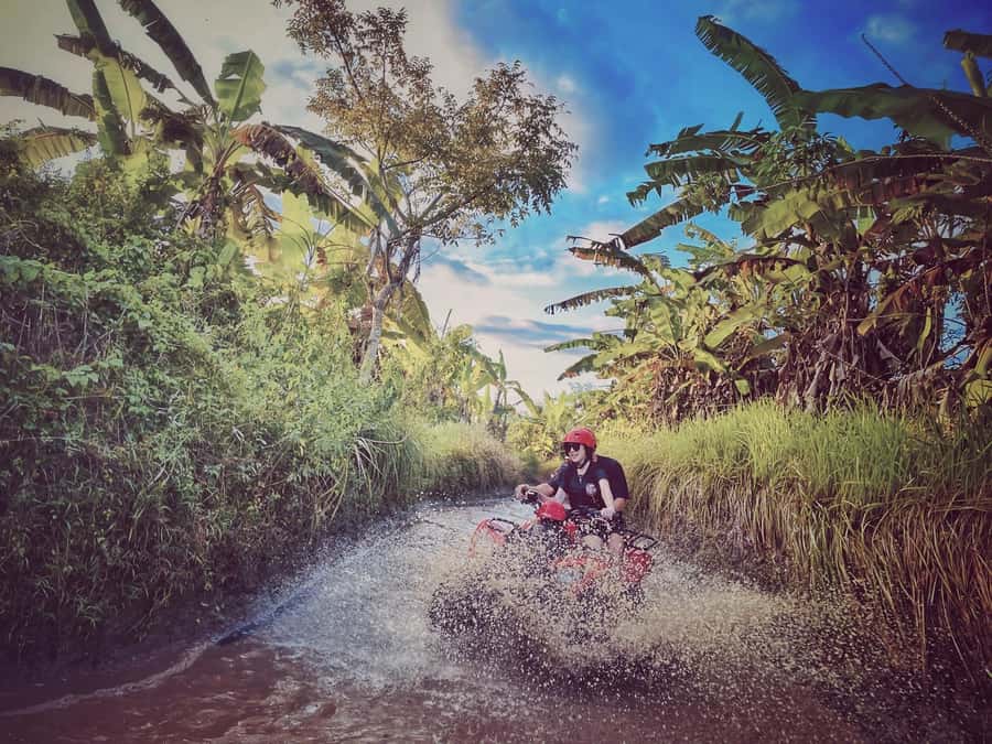 Bali: Ubud Gorilla Cave Track ATV & Waterfall Tour with Meal - The 1.5-hour Gorilla Cave ATV ride