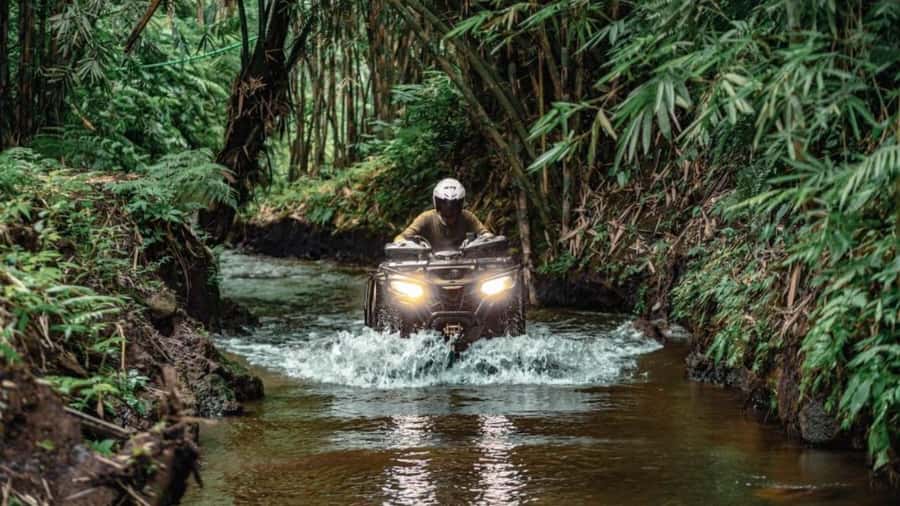 Bali: Waterfall Gorilla Cave ATV & Ubud Rafting Trip & Lunch - Choosing the right ATV size