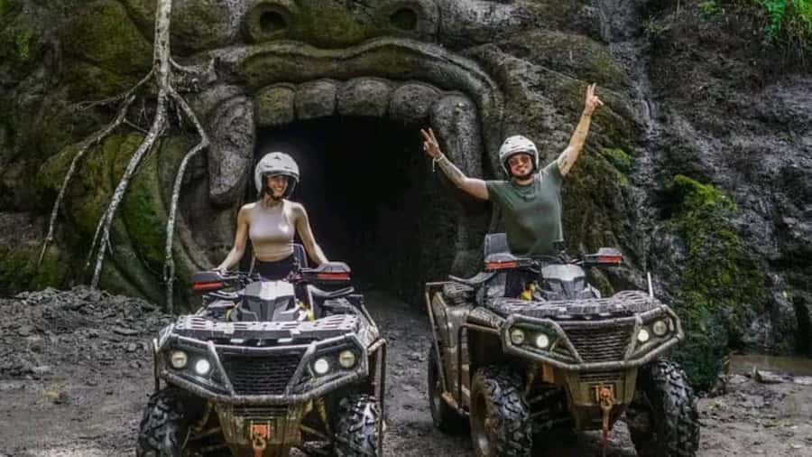 Bali: Waterfall Gorilla Cave ATV & Ubud Rafting Trip & Lunch - Starting at Graha Adventure Rafting and ATV