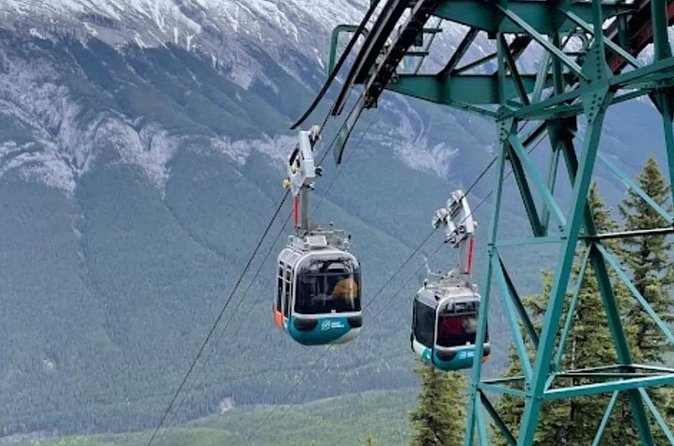 Banff Gondola Hot Springs Bow Falls and Three Lakes tour - Guides can make the packed route work