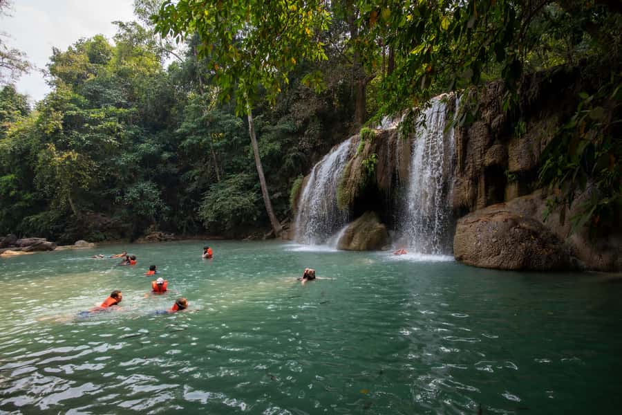 Bangkok: Elephant Sanctuary & Erawan Waterfall Tour - What the $181 price gets you