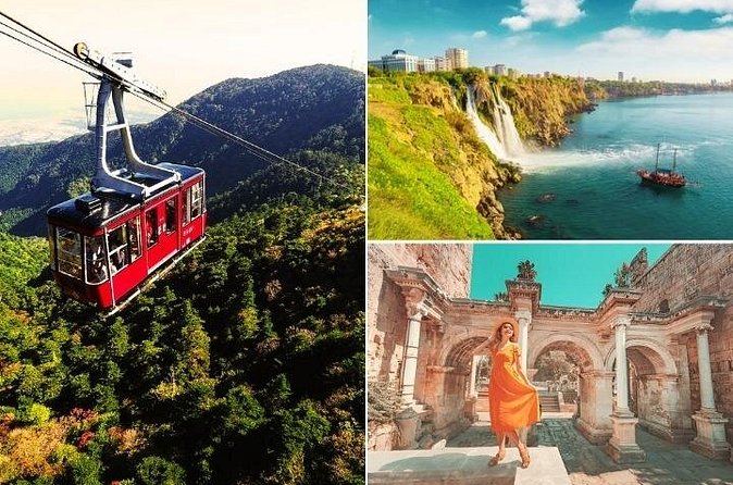 Belek /Antalya : City Tour w/ Waterfalls & Boat Trip & Cable Car - Kaleiçi Marina and the one-hour boat ride