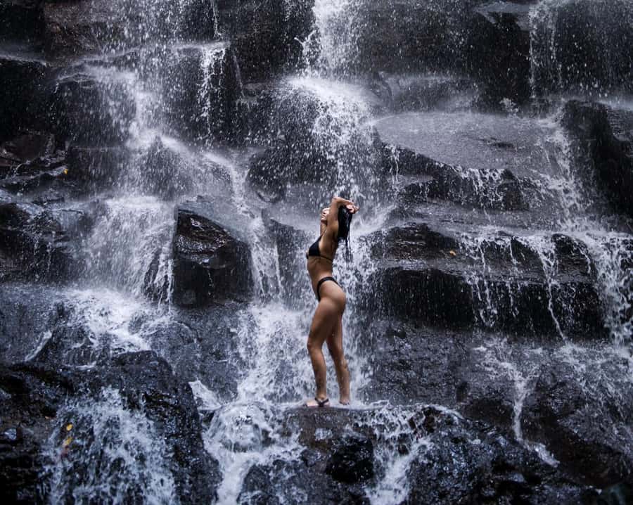 Best Of Ubud Purification Rice Terrace and Waterfall - Tegenungan Waterfall for the final hour