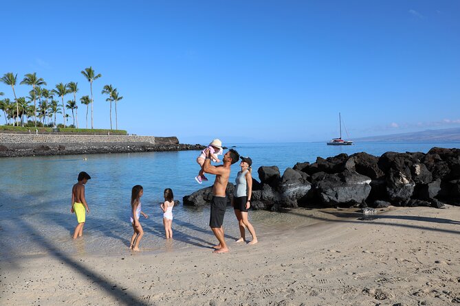Big Island in a Day-Explore Volcanoes, Waterfalls, Beaches & more - Punaluʻu Black Sand Beach and its sea turtles