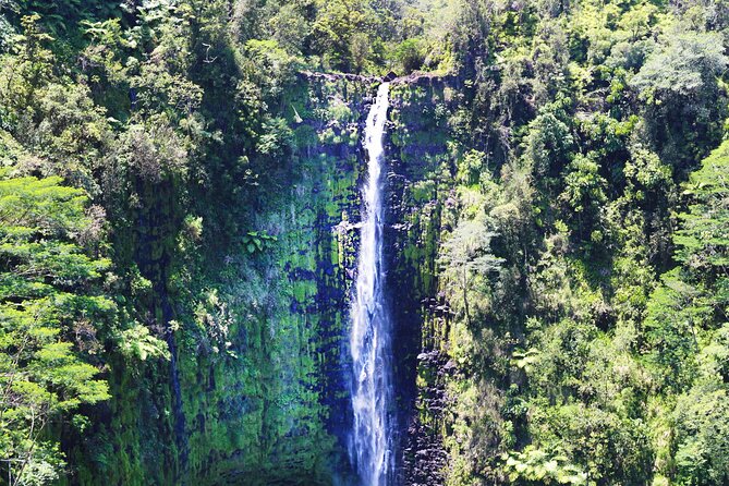 Big Island in a Day-Explore Volcanoes, Waterfalls, Beaches & more - ʻAkaka Falls and a short rainforest walk