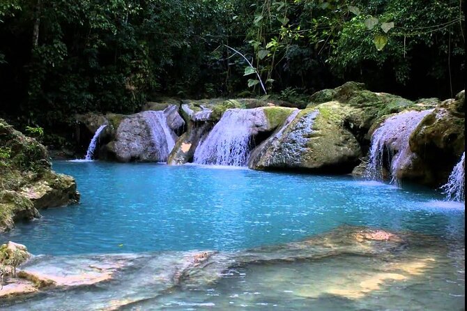 Blue Hole and Dunn’s River Falls Tour with Lunch and Cocktails at Reggae Hill - A big-water day from Ocho Rios