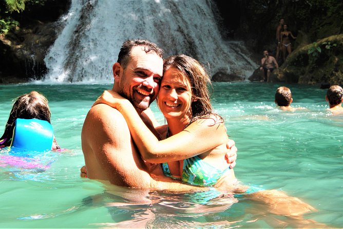 Blue Hole, Secret Falls, and Dunn's River Falls Combo Day-Trip - Lunch at a Jamaican jerk restaurant