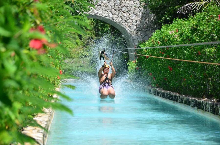 Buggy Ride, Zipline Splash & Waterfall Pool Combo with Lunch - A half-day built around four different activities