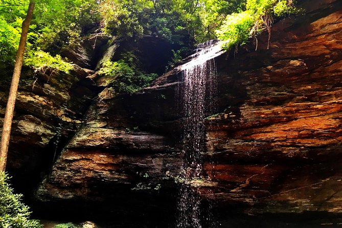 Carolina Waterfalls and Highlands Private VIP Boutique Tour - The Cullasaja River Gorge: scenery between the stops