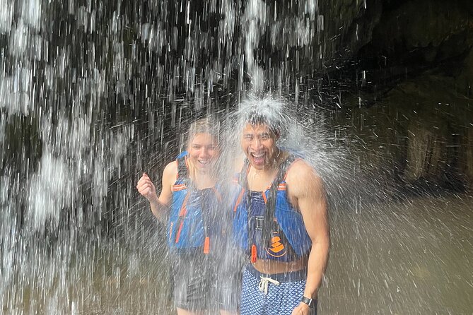 Cave, Waterfall and River Adventure in Charco Azul from San Juan - Walking into the Charco Azul canyon