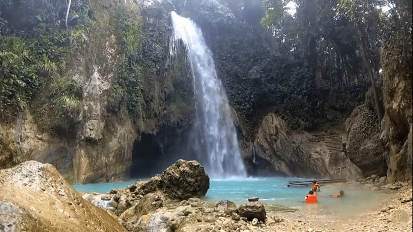 Cebu: Inambakan, Kawasan, and Mantayupan Falls Day Trip - Inambakan Falls: a five-tier start in Ginatilan