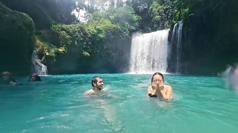 Cebu: Moalboal Sardine Run & Kawasan Falls Canyoneering - Panagsama Beach and the Moalboal sardine run