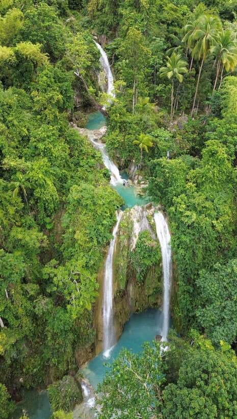 Cebu Oslob Whaleshark, Moalboal Sardines Run&Inambakan Falls - A short, refreshing stop at Inambakan Falls