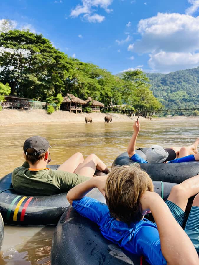 Chiang Mai 2-Day: Trekking, Tubing & Elephant Observation - Dinner, a bonfire, and one night in the forest