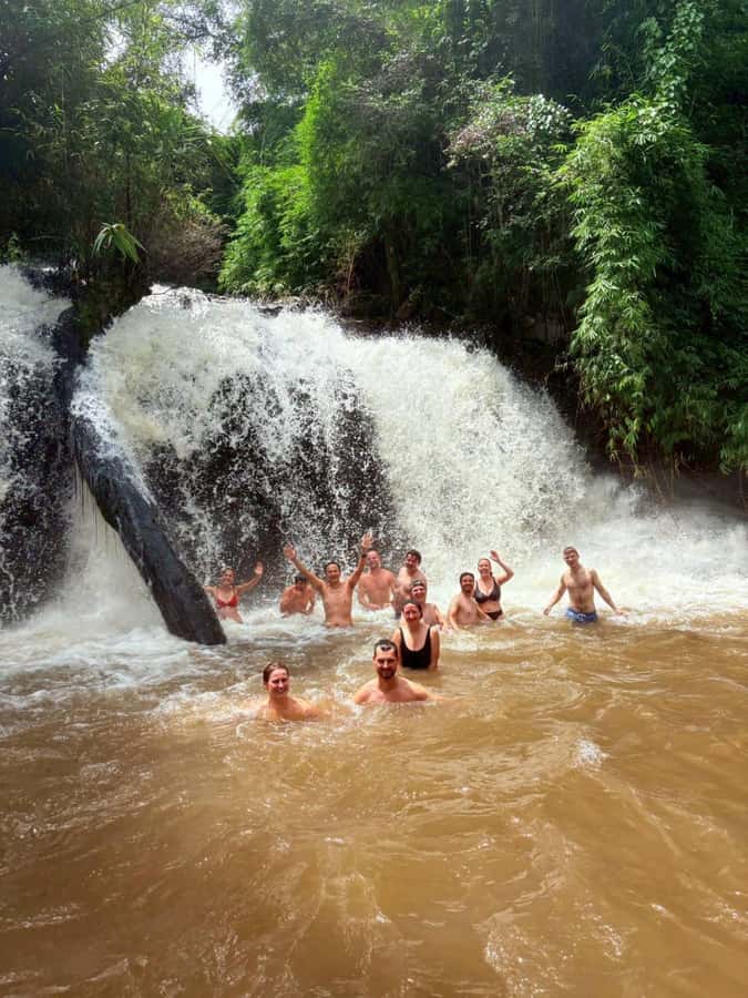 Chiang Mai: 2-Days Jungle Trek, Waterfalls and Karen Village - The White Karen cottage and a night by the fire