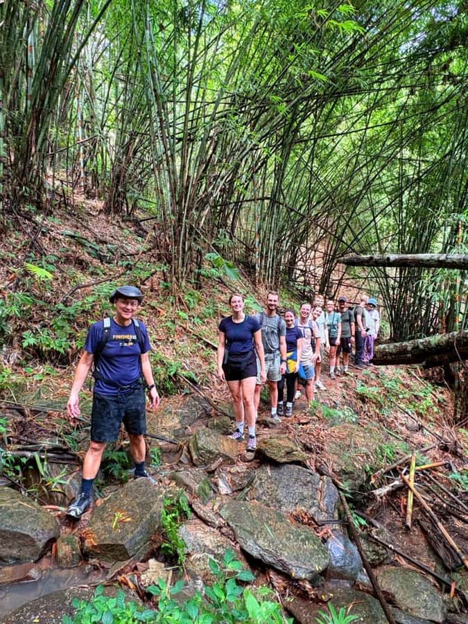Chiang Mai: 2-Days Jungle Trek, Waterfalls and Karen Village - Day one: Karen farmland, forest trails, and a waterfall lunch