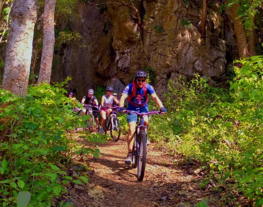 Chiang Mai: 22 km XC Mountain Biking from Sticky Waterfall - The 22 km route through the east valley