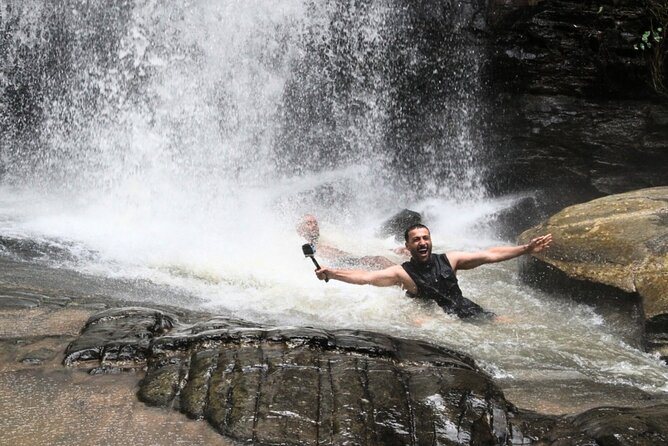 Chiang Mai Adventure ATV Secret Waterfall and Bamboo Rafting - The secret waterfall is your best cooling stop