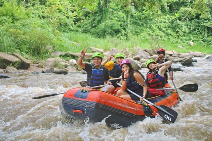 Chiang Mai: ATV, White Water Raft, & Sticky Waterfall Tour - Key points at a glance