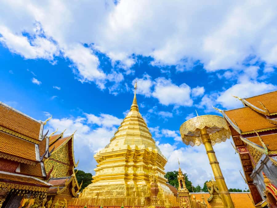 Chiang Mai: Doi Suthep Temple & Sticky Waterfall Trip - Wat Pha Lat: the calmest stop of the morning