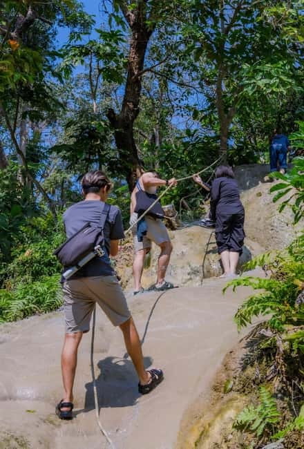 Chiang Mai: Sticky Waterfall & Angel Waterfall Park Day Tour - Dan Tewada Land of Angels: fantasy gardens before the climb