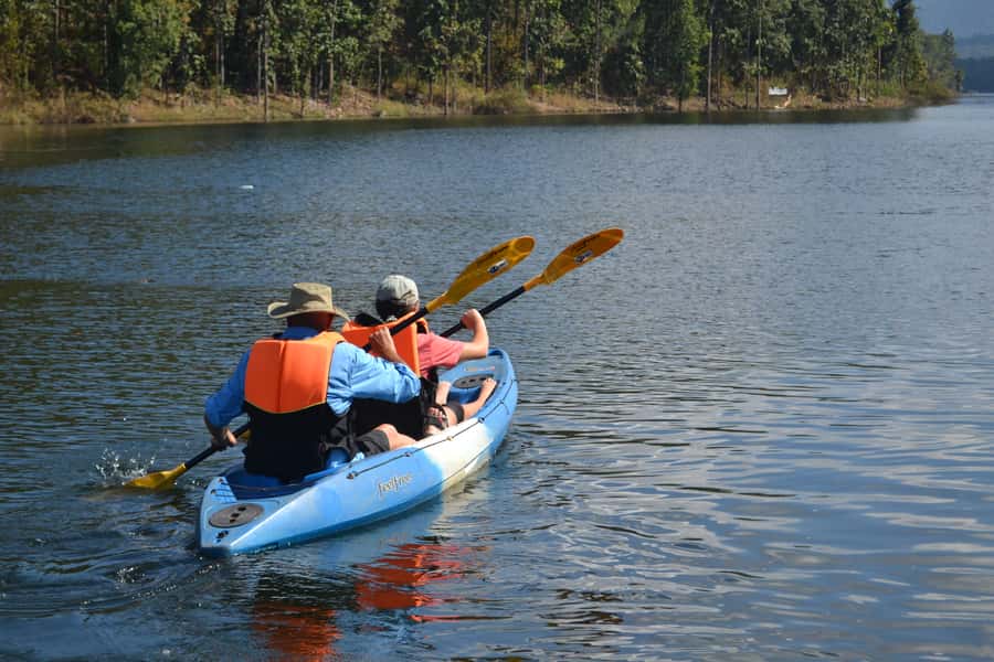 Chiang Mai: Sticky waterfall, lake kayak and cycling tour - The finishing stop at the adventure base