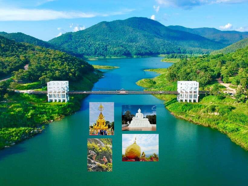 Chiang Mai: Sticky Waterfall scenic loop unseen lake &temple - 7:20 AM pickup and the road east
