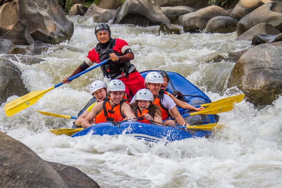 Chiang Mai: Whitewater Rafting and Waterfall Trekking Tour - Ten kilometers of whitewater in Mae Taeng