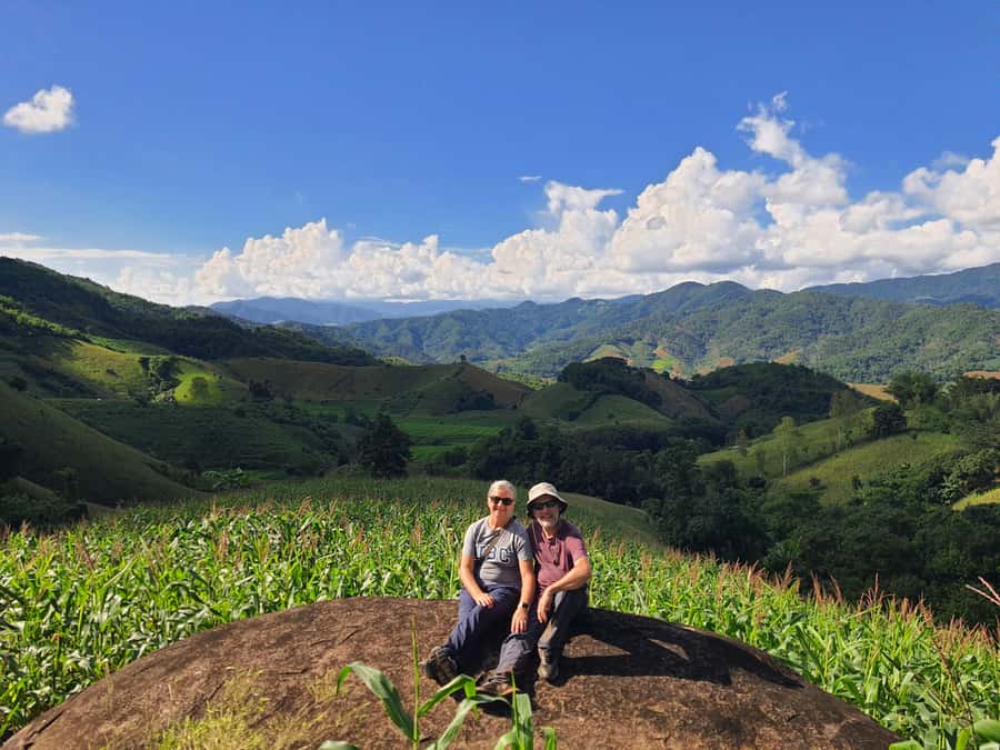 Chiang Rai: 2-Day Jungle Trek only walk with Waterfall - Day one: Lesu village, tea country, and the waterfall