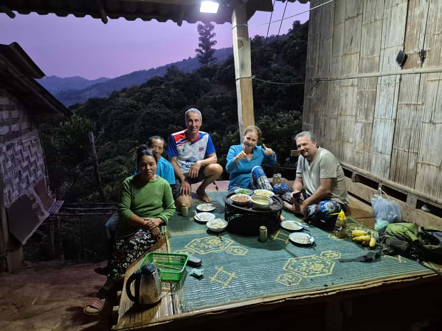 Chiang Rai: 2-Day Jungle Trek only walk with Waterfall - Day two: cutting bamboo and cooking in the forest