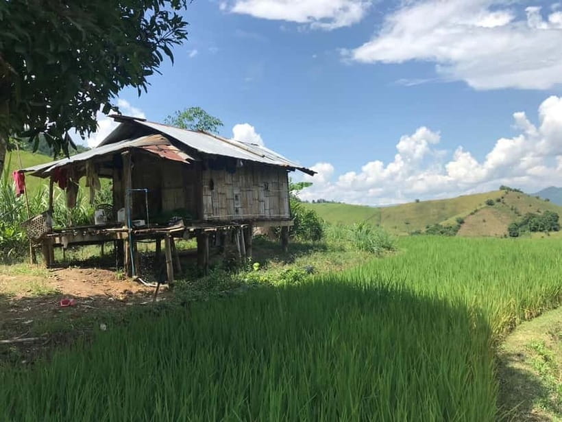Chiang Rai Trek: 4 Hilltribes Villages & Waterfall Only Walk - Cooking lunch in a bamboo kitchen