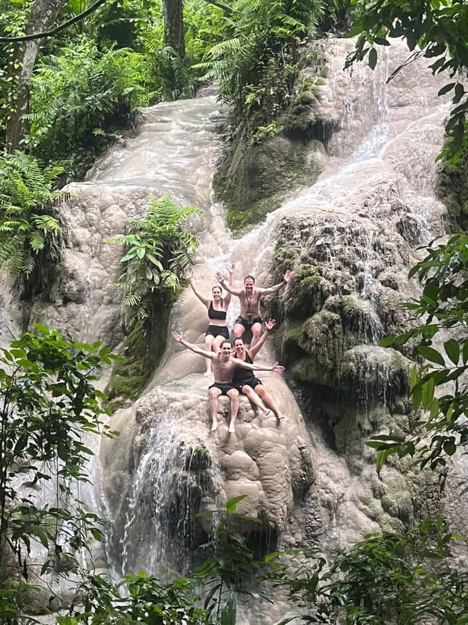Chiangmai : A Bamboo Raft Safari , Sticky waterfalls, - Three northern Thailand experiences in one long day
