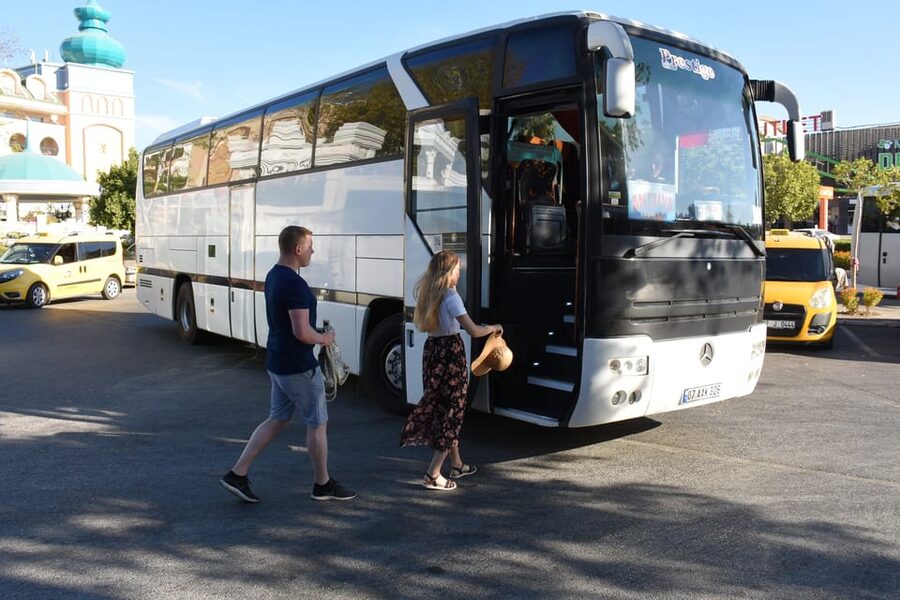 City of Side: City Tour including Waterfalls and Cable Car - From Side to Antalya: an early start with a long road leg