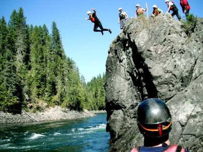 Clearwater BC Rafting with time for a waterfall Tour - What the Clearwater River trip is really like