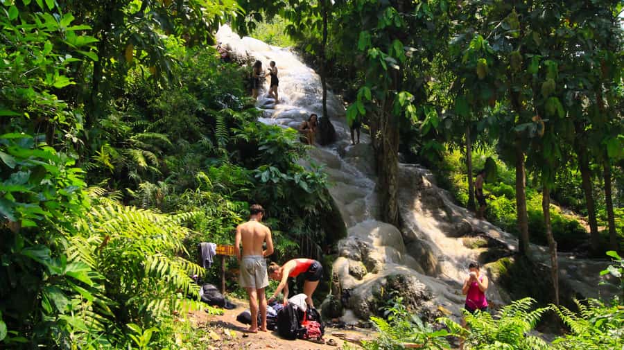 Climb Sticky Waterfall Like Spiderman - Safety, insurance, and the limits of the outing
