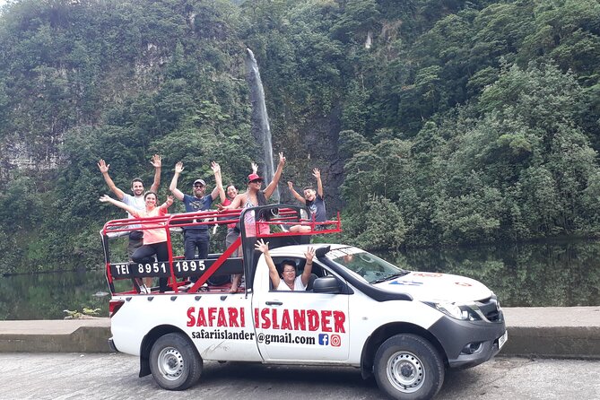Crossing Island of Tahiti 4x4 Mountain, Waterfall, River, Basins - From Papeete to the mountain track