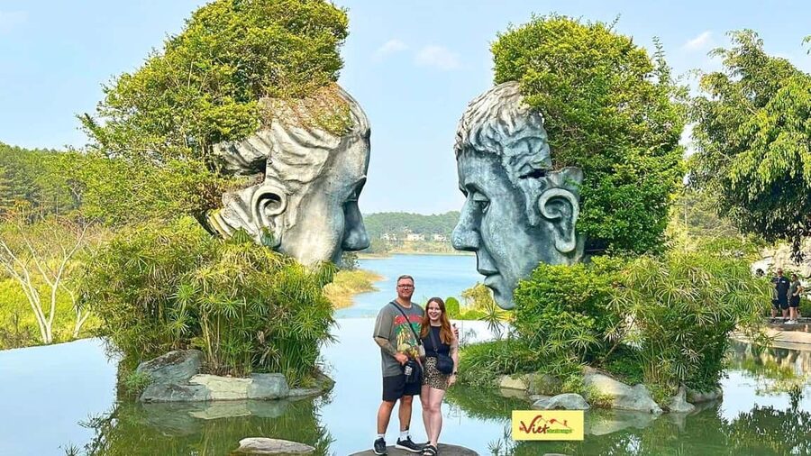 Dalat Top Tourists Sights - Waterfall & luge kart/Mario kart - Clay Tunnel and the story told in clay
