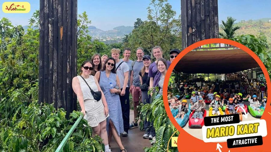 Dalat Top Tourists Sights - Waterfall & luge kart/Mario kart - Datanla Waterfall and the Alpine Coaster