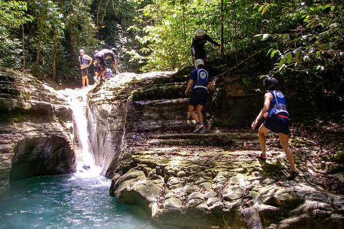 Damajagua Waterfalls Excursion with Lunch Buffet - Walking through the limestone and rainforest