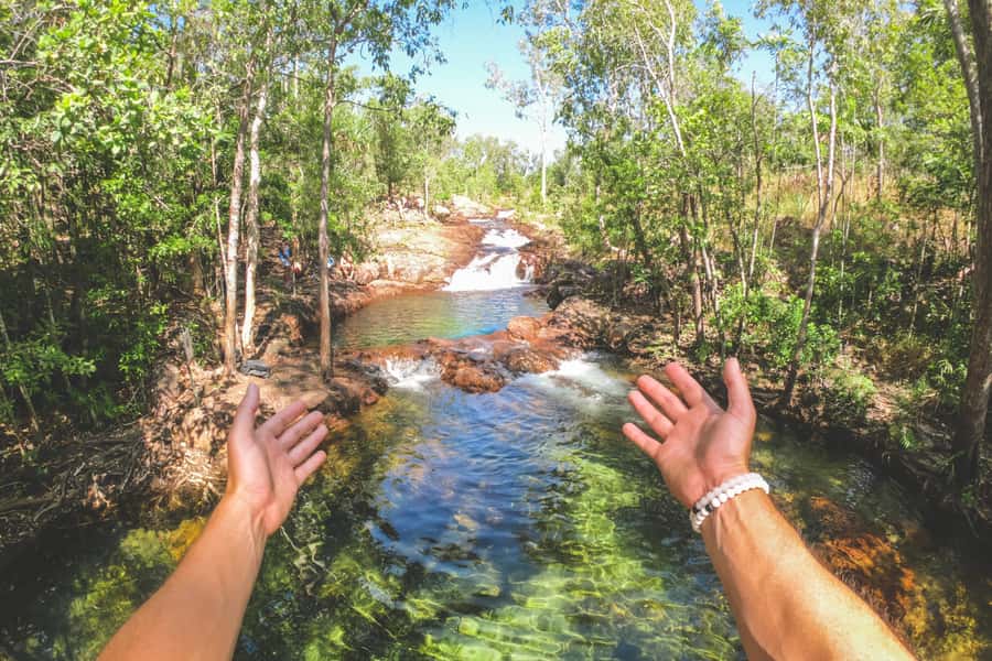 Darwin: Litchfield National Park Waterfalls & Wildlife Tour - Florence Falls is the first major swim