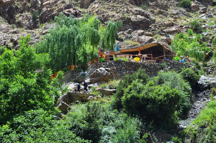 Day Trip To Ouzoud Waterfalls & Boat Ride From Marrakech - The traditional boat ride near the spray