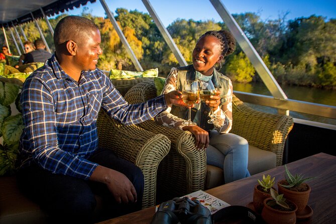 Dinner Cruise on the Zambezi River, Victoria Falls - Zimbabwe pickup, Zambia transfers, and timing