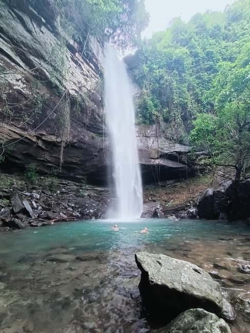 Discover Hidden Waterfall, Jungle Trekking, Swim Incl Snacks - One hour on foot through the forest