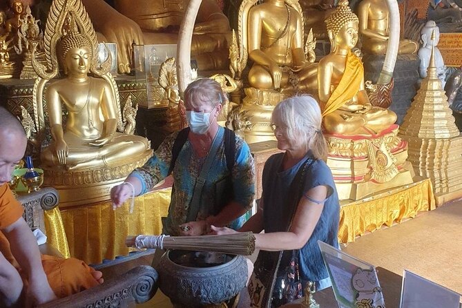 Doi Suthep Temple, Pha Lat Temple, Sticky Waterfall, Orchid farm - Orchid and butterfly farm, then lunch