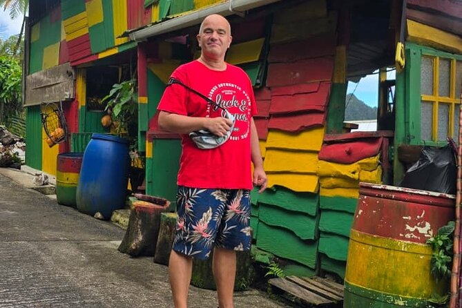 Dominica Waterfalls and Hot Springs Full Day Tour - Swimming inside Ti Tou Gorge