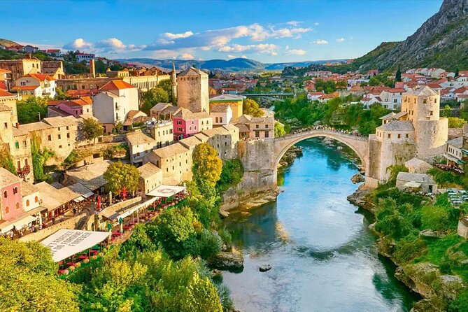 Dubrovnik Day Tour: Explore Mostar & Kravice Waterfalls in Bosnia - Mostar Old Bridge and the compact old town